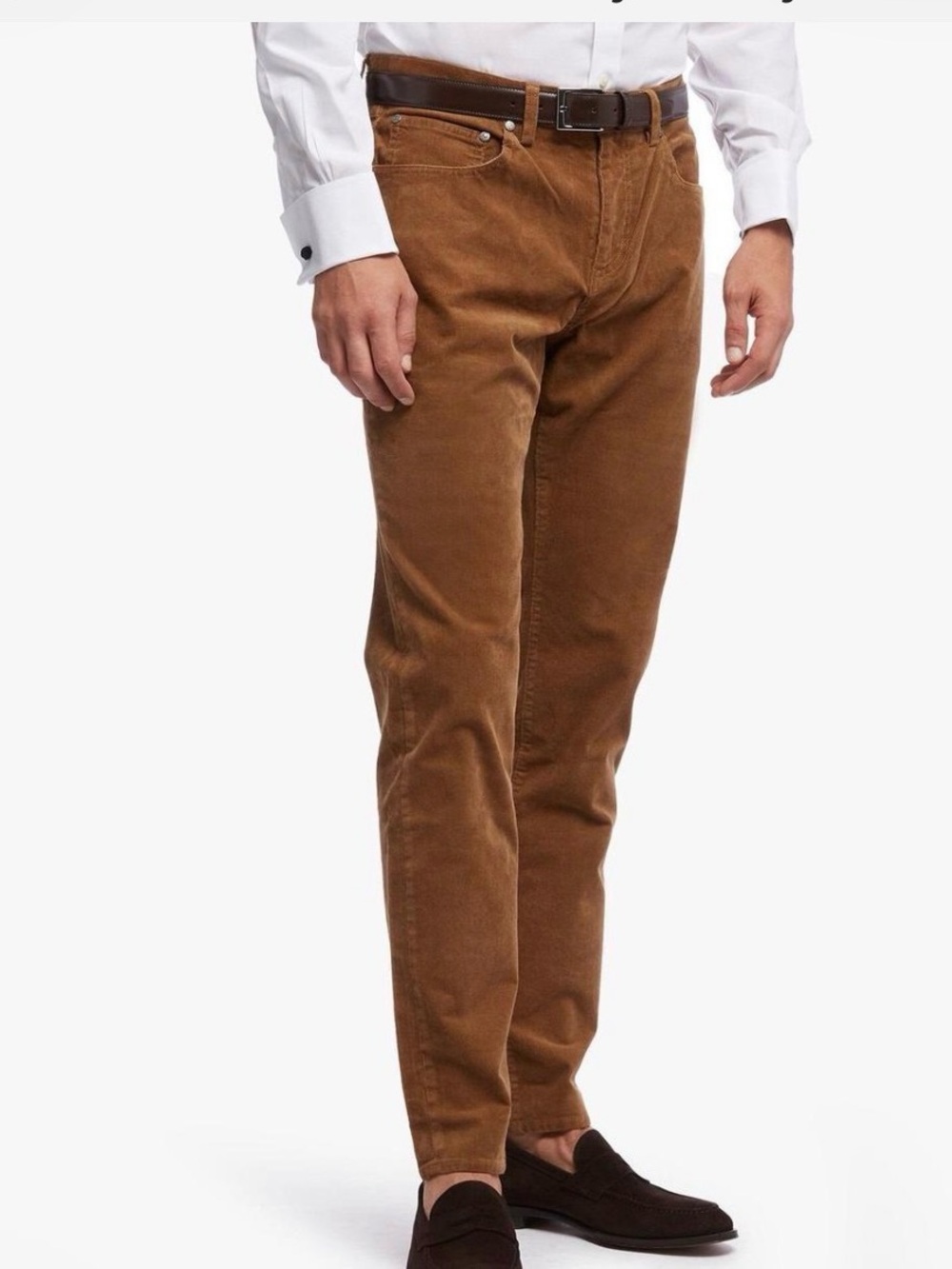 Brooks Brothers Men's Corduroy Pants in Warm Brown